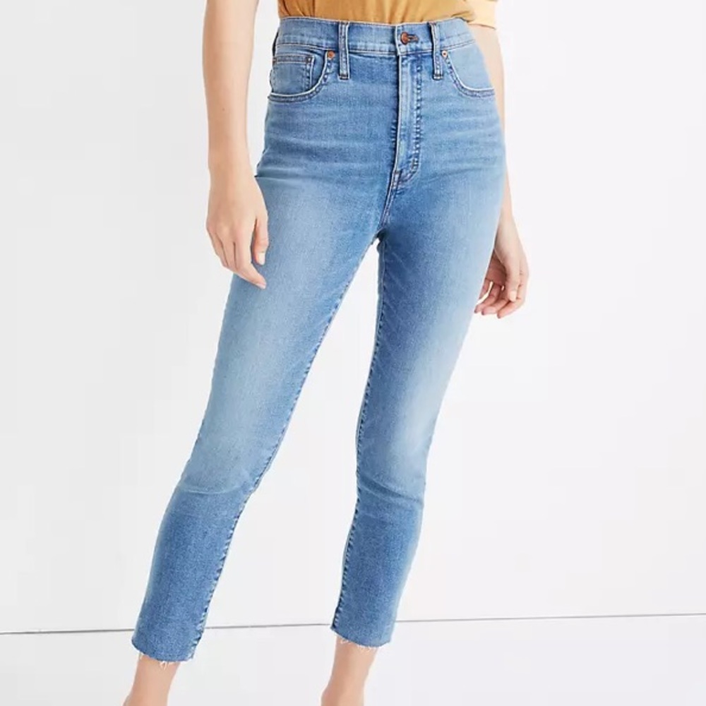 Madewell size 33 11” high-rise skinny crop